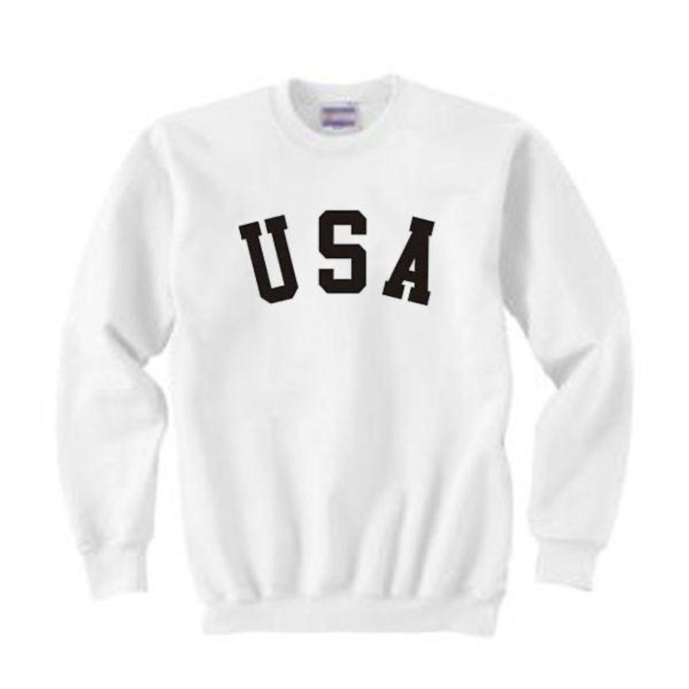 USA Patriotic Flag Graphic Retro Style American Pride Unisex Cozy Sweatshirt